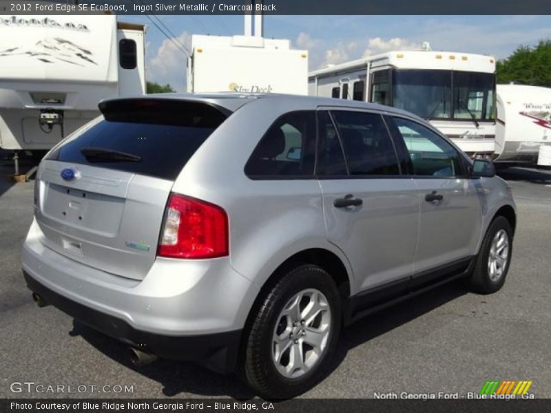 Ingot Silver Metallic / Charcoal Black 2012 Ford Edge SE EcoBoost