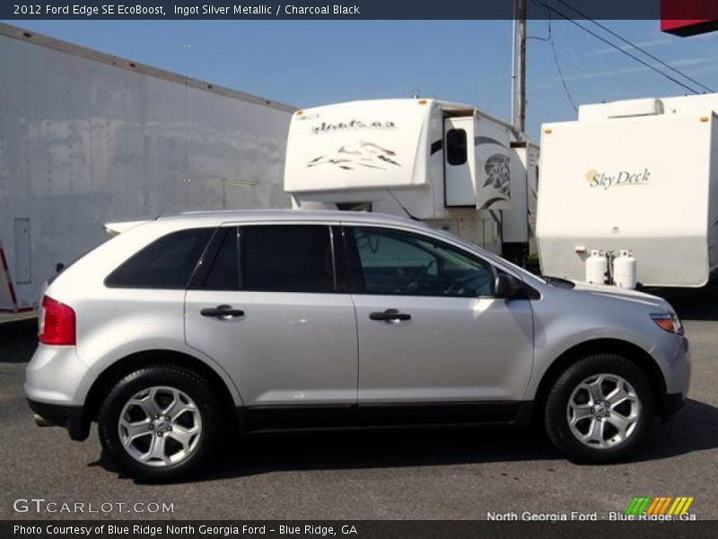 Ingot Silver Metallic / Charcoal Black 2012 Ford Edge SE EcoBoost