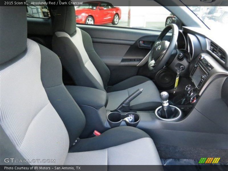 Absolutely Red / Dark Charcoal 2015 Scion tC