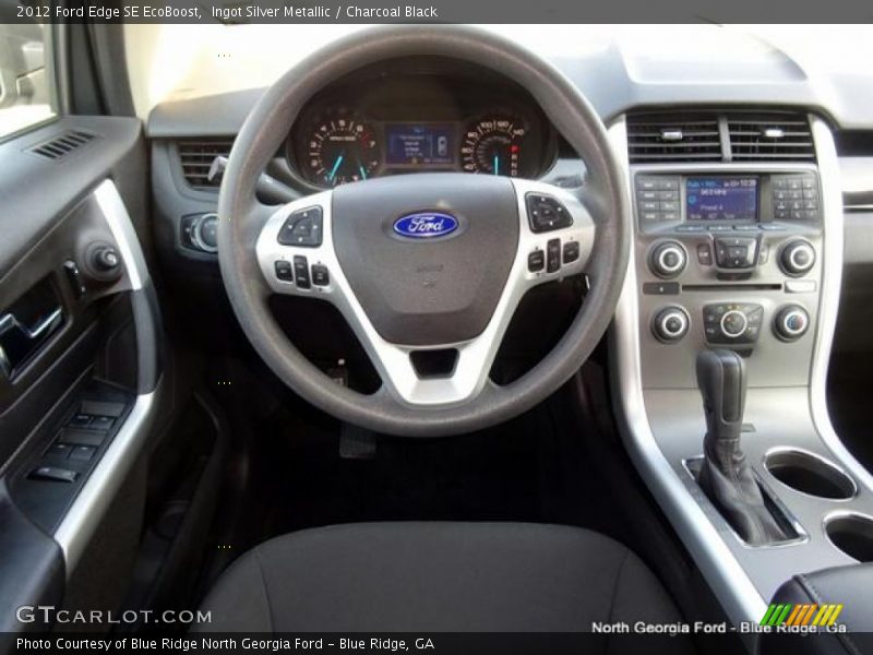 Ingot Silver Metallic / Charcoal Black 2012 Ford Edge SE EcoBoost