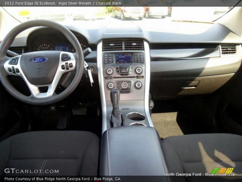 Ingot Silver Metallic / Charcoal Black 2012 Ford Edge SE EcoBoost