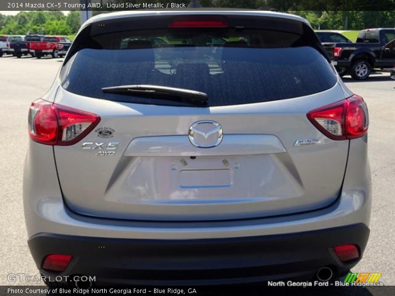 Liquid Silver Metallic / Black 2014 Mazda CX-5 Touring AWD