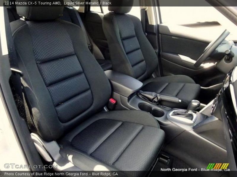 Liquid Silver Metallic / Black 2014 Mazda CX-5 Touring AWD