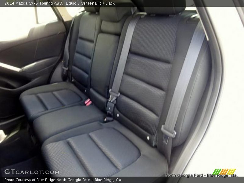 Liquid Silver Metallic / Black 2014 Mazda CX-5 Touring AWD