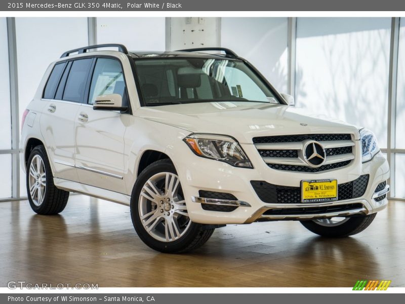 Polar White / Black 2015 Mercedes-Benz GLK 350 4Matic