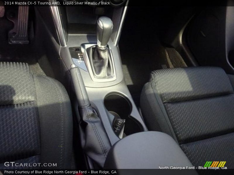 Liquid Silver Metallic / Black 2014 Mazda CX-5 Touring AWD