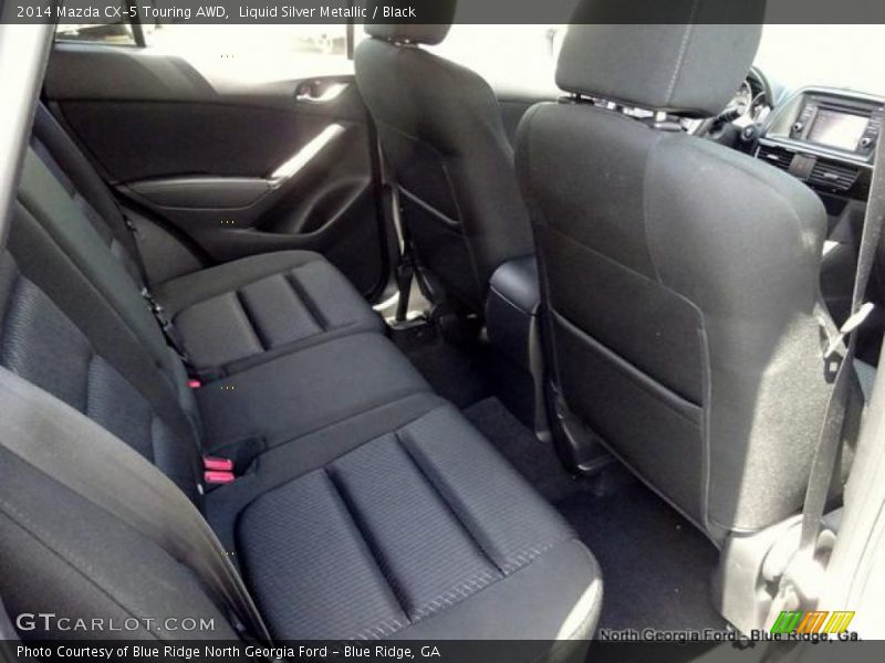 Liquid Silver Metallic / Black 2014 Mazda CX-5 Touring AWD