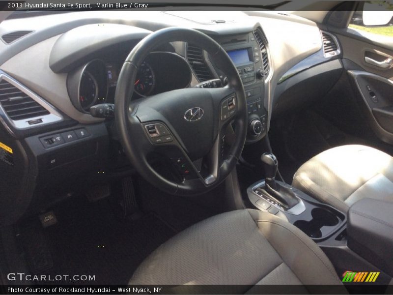 Marlin Blue / Gray 2013 Hyundai Santa Fe Sport