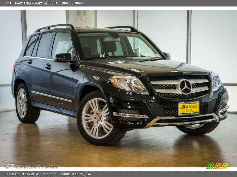 Black / Black 2015 Mercedes-Benz GLK 350