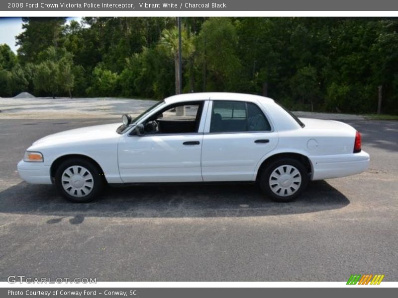 2008 Crown Victoria Police Interceptor Vibrant White
