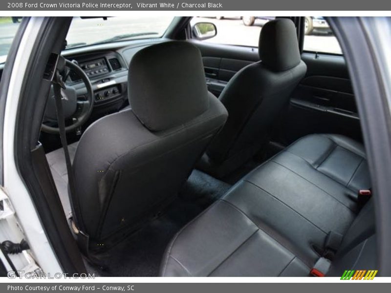 Rear Seat of 2008 Crown Victoria Police Interceptor