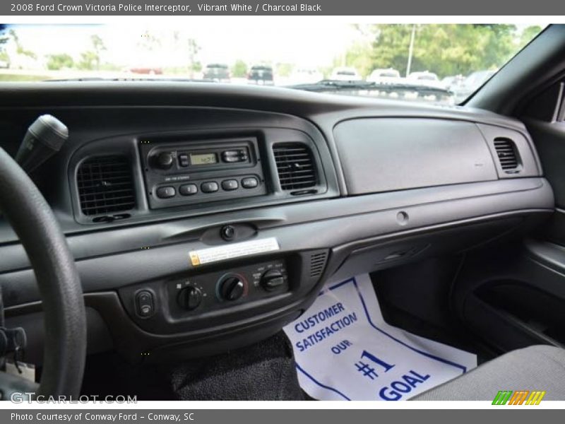 Dashboard of 2008 Crown Victoria Police Interceptor