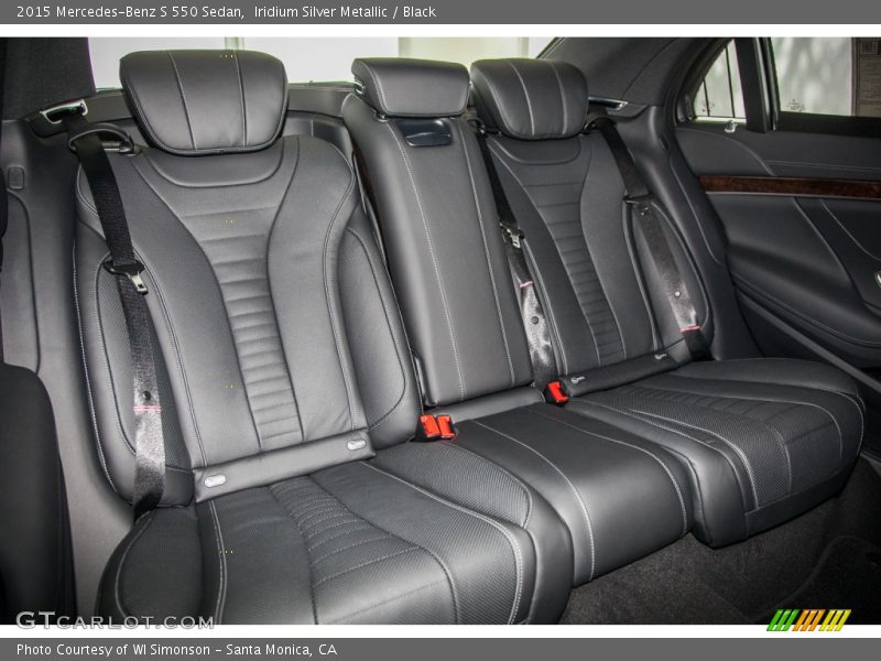 Iridium Silver Metallic / Black 2015 Mercedes-Benz S 550 Sedan