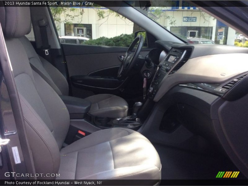 Marlin Blue / Gray 2013 Hyundai Santa Fe Sport