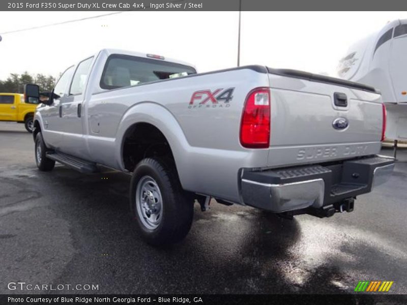 Ingot Silver / Steel 2015 Ford F350 Super Duty XL Crew Cab 4x4