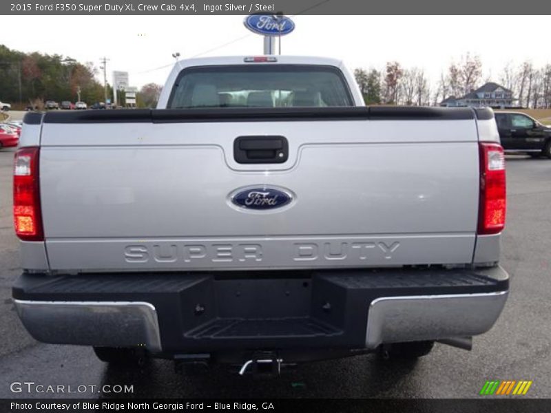 Ingot Silver / Steel 2015 Ford F350 Super Duty XL Crew Cab 4x4