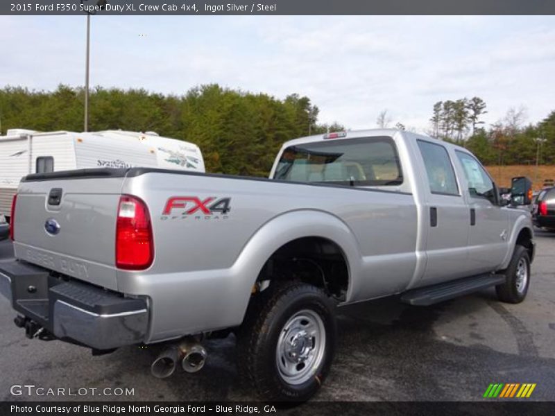 Ingot Silver / Steel 2015 Ford F350 Super Duty XL Crew Cab 4x4