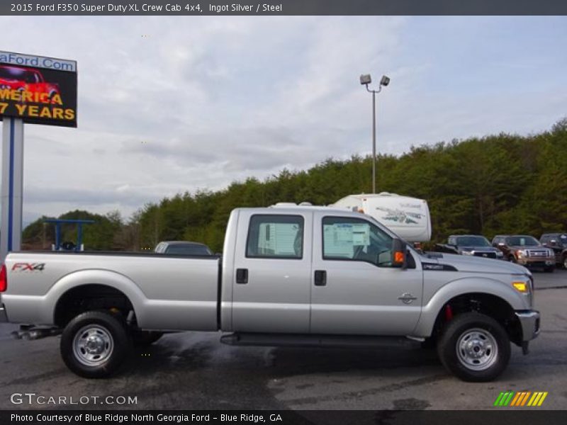 Ingot Silver / Steel 2015 Ford F350 Super Duty XL Crew Cab 4x4