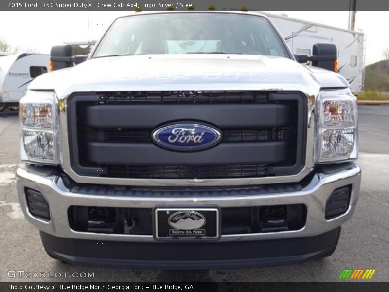 Ingot Silver / Steel 2015 Ford F350 Super Duty XL Crew Cab 4x4