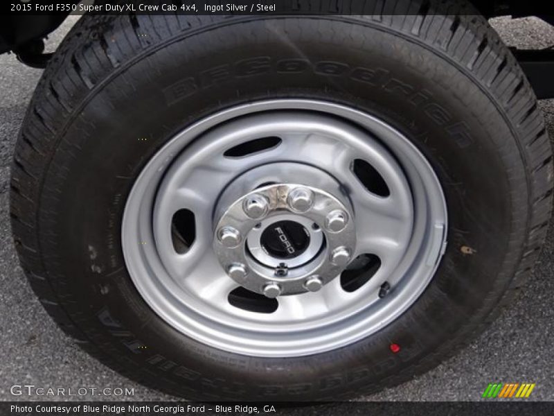 Ingot Silver / Steel 2015 Ford F350 Super Duty XL Crew Cab 4x4