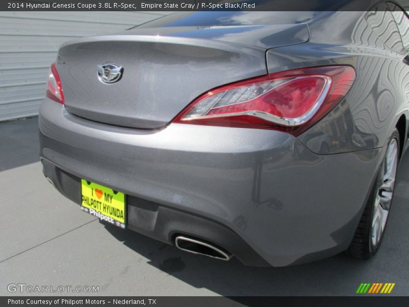 Empire State Gray / R-Spec Black/Red 2014 Hyundai Genesis Coupe 3.8L R-Spec