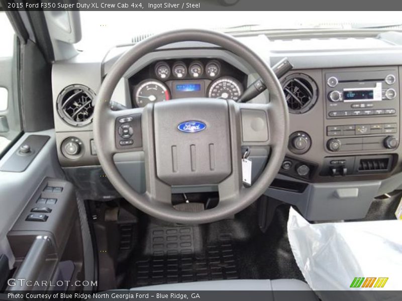 Ingot Silver / Steel 2015 Ford F350 Super Duty XL Crew Cab 4x4