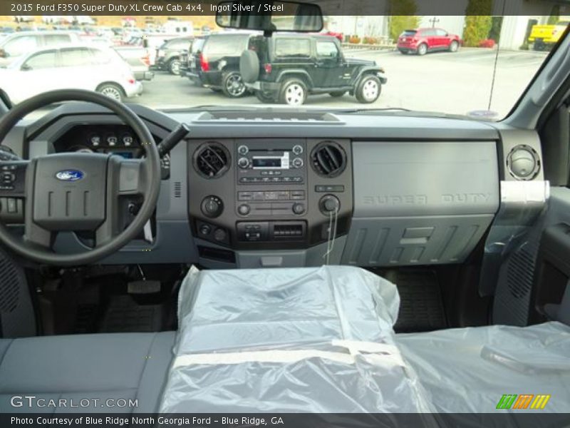 Ingot Silver / Steel 2015 Ford F350 Super Duty XL Crew Cab 4x4