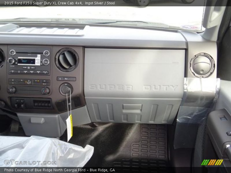 Ingot Silver / Steel 2015 Ford F350 Super Duty XL Crew Cab 4x4
