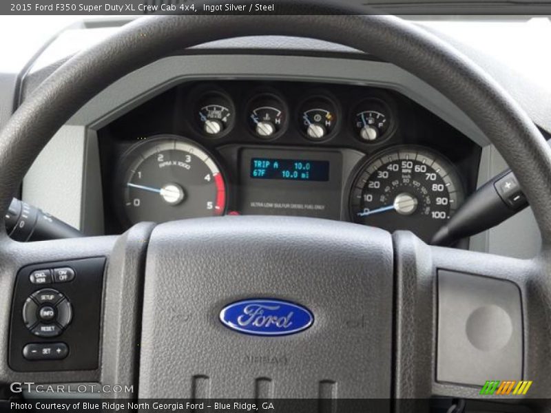 Ingot Silver / Steel 2015 Ford F350 Super Duty XL Crew Cab 4x4