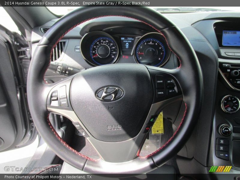  2014 Genesis Coupe 3.8L R-Spec Steering Wheel