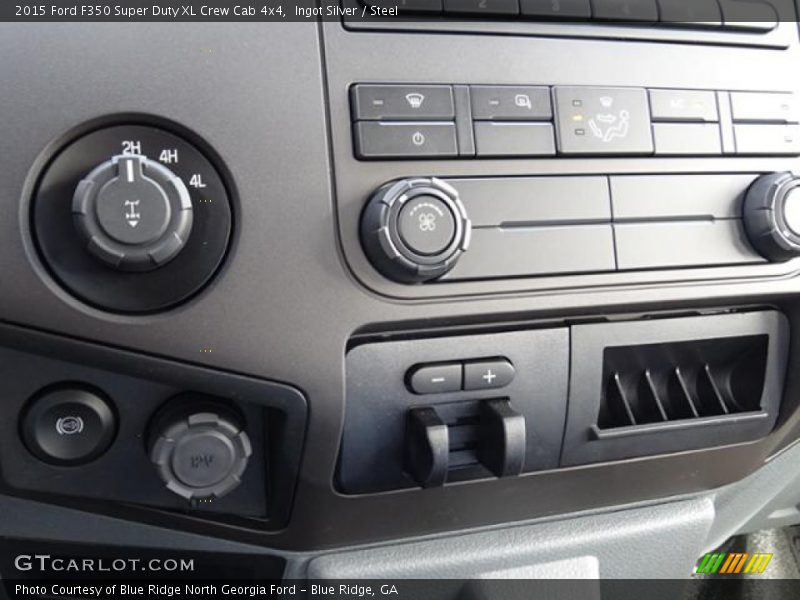Ingot Silver / Steel 2015 Ford F350 Super Duty XL Crew Cab 4x4