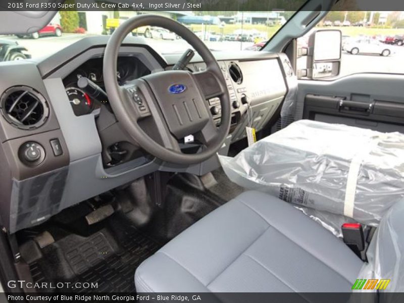 Ingot Silver / Steel 2015 Ford F350 Super Duty XL Crew Cab 4x4