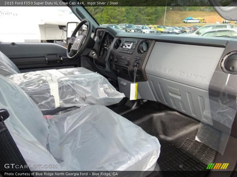 Ingot Silver / Steel 2015 Ford F350 Super Duty XL Crew Cab 4x4