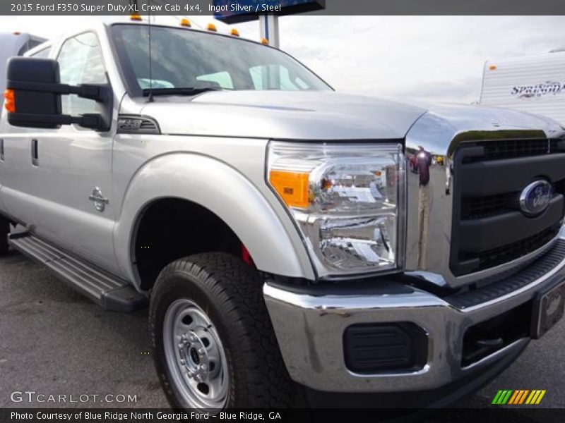Ingot Silver / Steel 2015 Ford F350 Super Duty XL Crew Cab 4x4