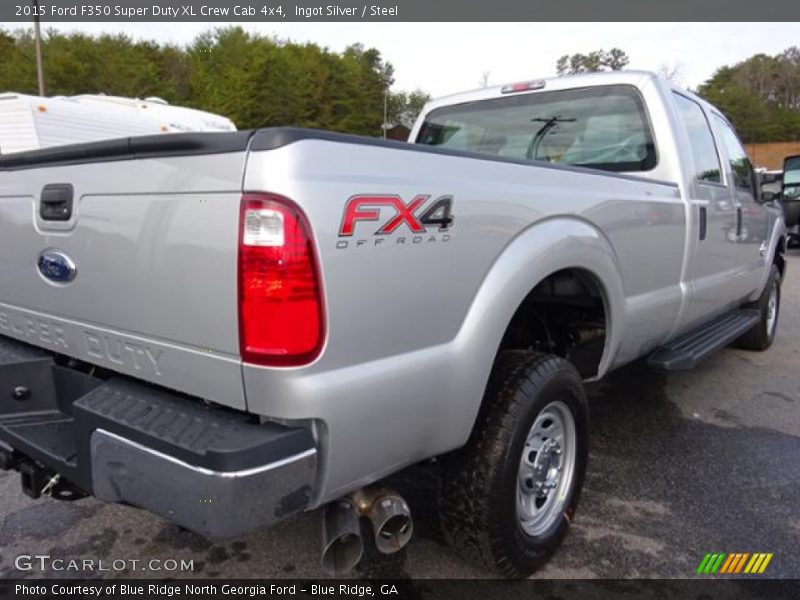 Ingot Silver / Steel 2015 Ford F350 Super Duty XL Crew Cab 4x4