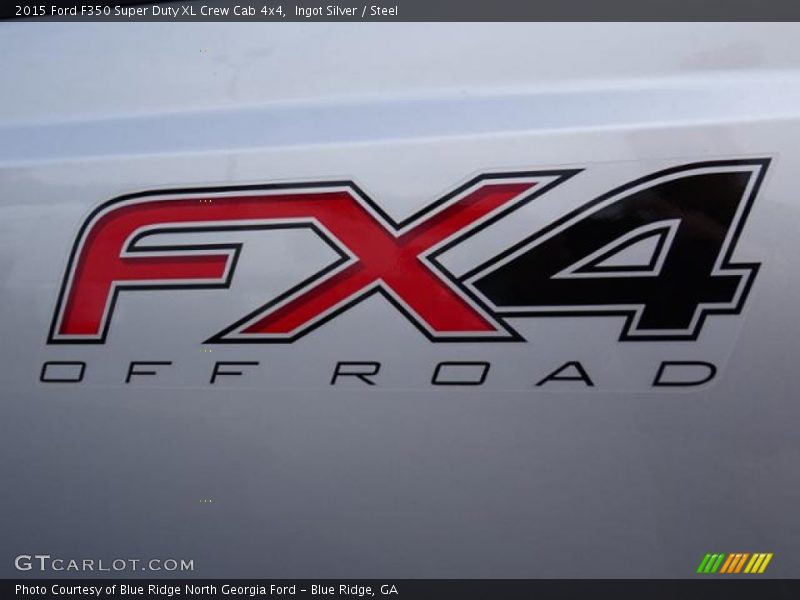 Ingot Silver / Steel 2015 Ford F350 Super Duty XL Crew Cab 4x4