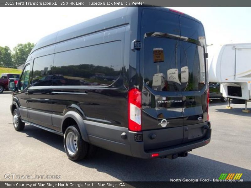 Tuxedo Black Metallic / Pewter 2015 Ford Transit Wagon XLT 350 HR Long