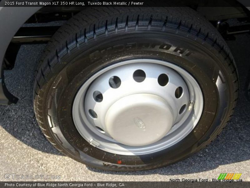 Tuxedo Black Metallic / Pewter 2015 Ford Transit Wagon XLT 350 HR Long