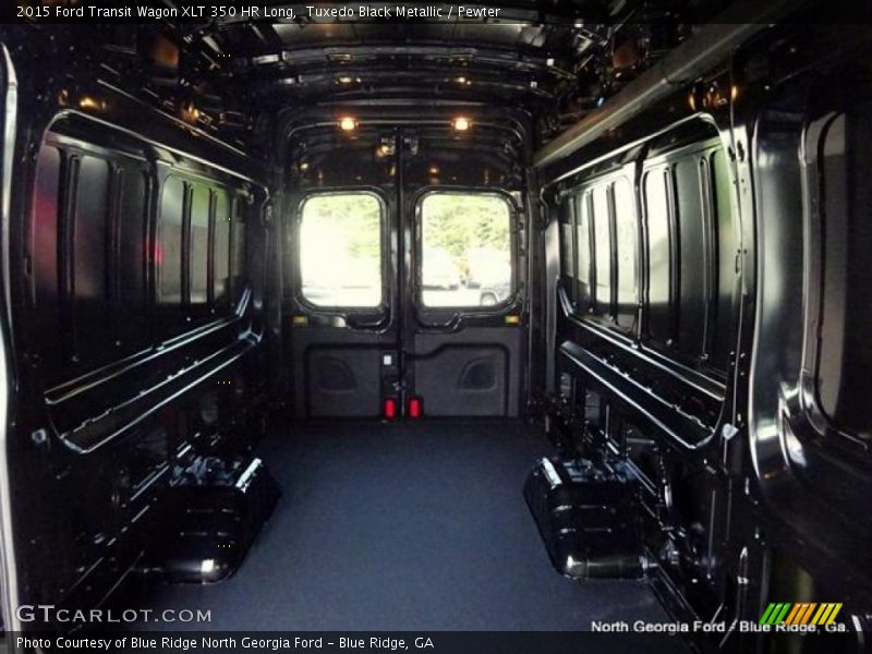 Tuxedo Black Metallic / Pewter 2015 Ford Transit Wagon XLT 350 HR Long