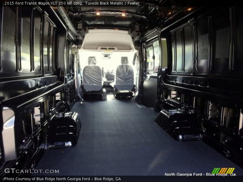 Tuxedo Black Metallic / Pewter 2015 Ford Transit Wagon XLT 350 HR Long