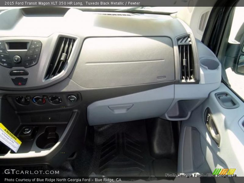 Tuxedo Black Metallic / Pewter 2015 Ford Transit Wagon XLT 350 HR Long