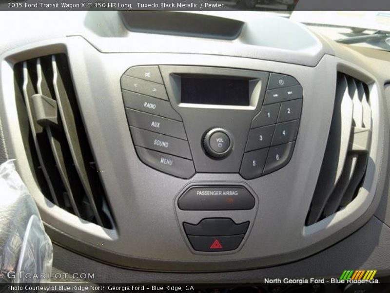 Tuxedo Black Metallic / Pewter 2015 Ford Transit Wagon XLT 350 HR Long