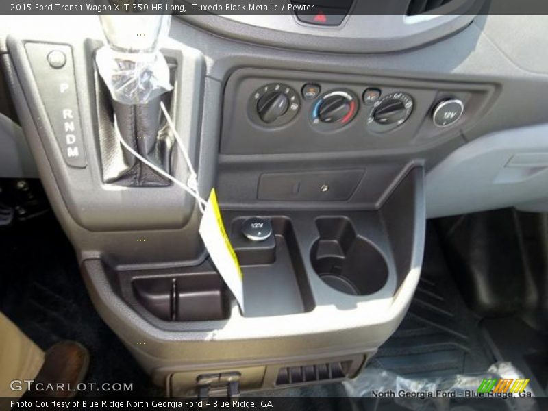 Tuxedo Black Metallic / Pewter 2015 Ford Transit Wagon XLT 350 HR Long