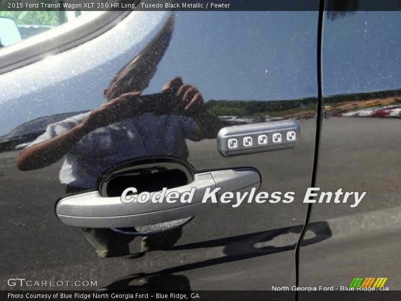 Tuxedo Black Metallic / Pewter 2015 Ford Transit Wagon XLT 350 HR Long