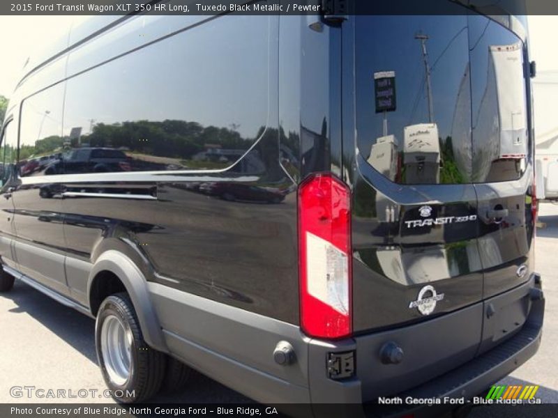 Tuxedo Black Metallic / Pewter 2015 Ford Transit Wagon XLT 350 HR Long