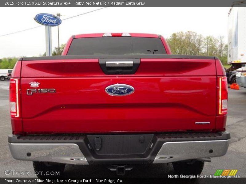 Ruby Red Metallic / Medium Earth Gray 2015 Ford F150 XLT SuperCrew 4x4