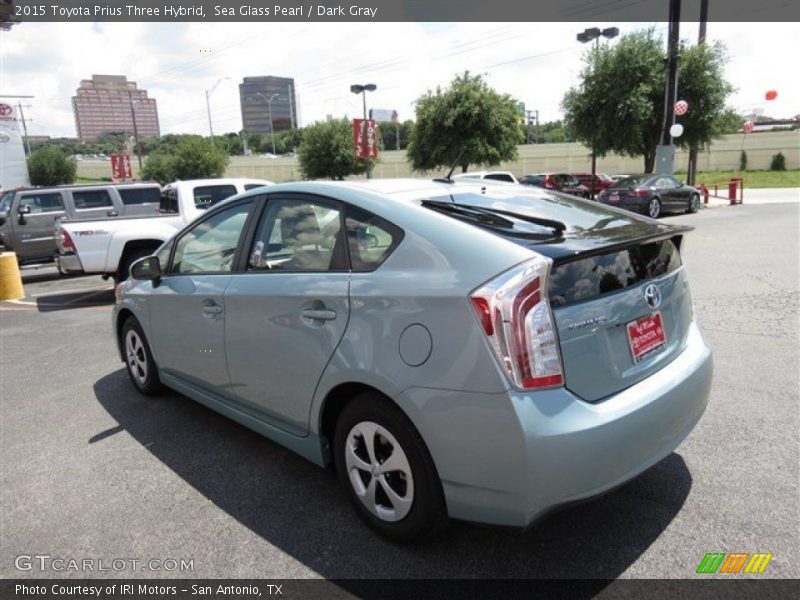 Sea Glass Pearl / Dark Gray 2015 Toyota Prius Three Hybrid