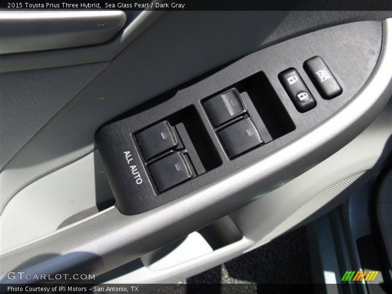 Sea Glass Pearl / Dark Gray 2015 Toyota Prius Three Hybrid