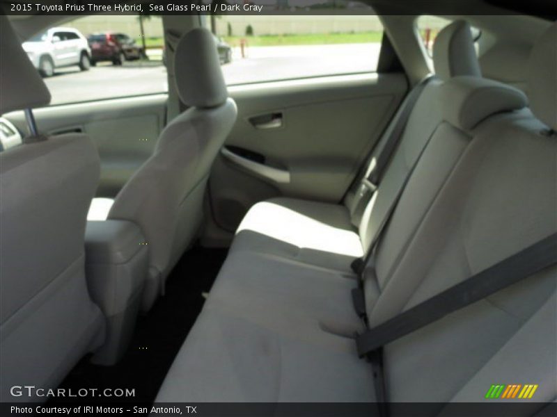 Sea Glass Pearl / Dark Gray 2015 Toyota Prius Three Hybrid