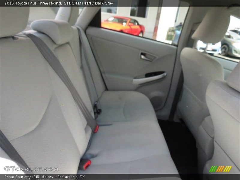 Sea Glass Pearl / Dark Gray 2015 Toyota Prius Three Hybrid